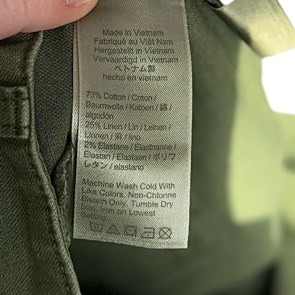 J.Crew Green Garment Dyed Mini Cargo Utility Skirt Size 8 NWT - Picture 9 of 10